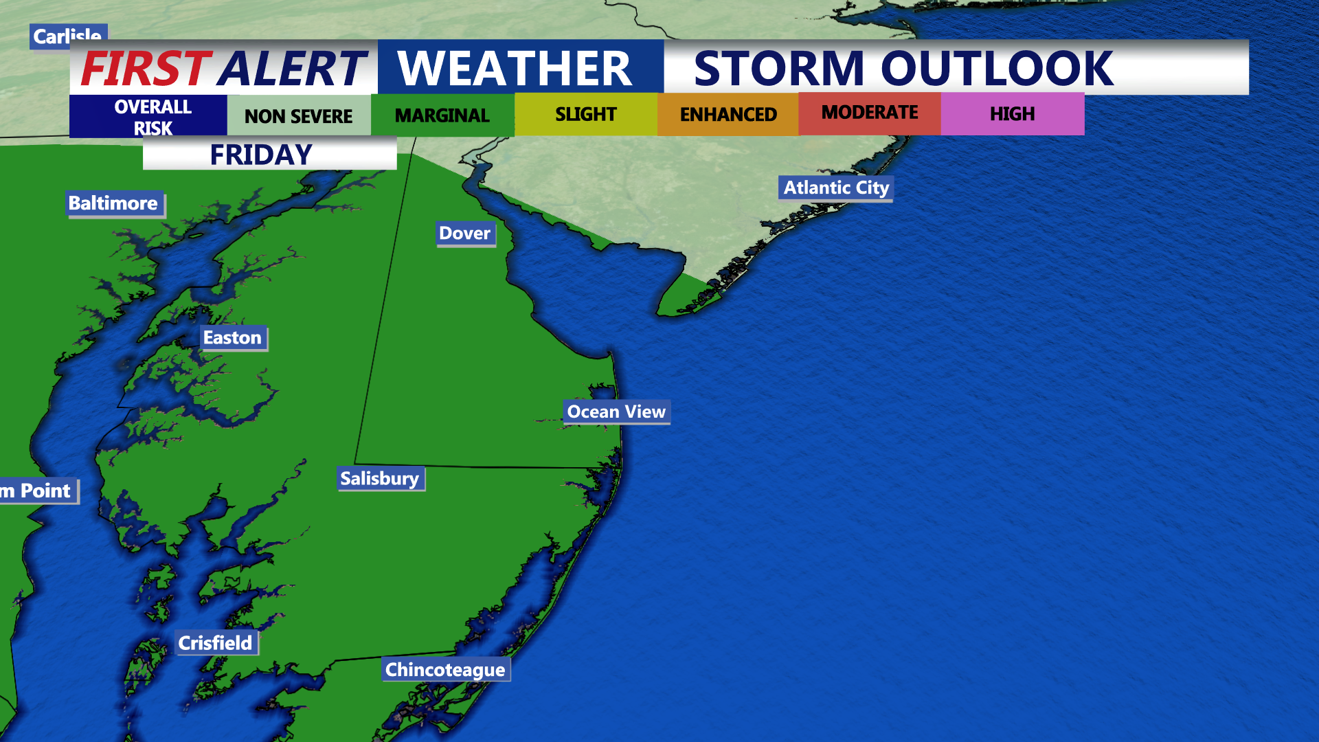 SEVERE RISK FRIDAY